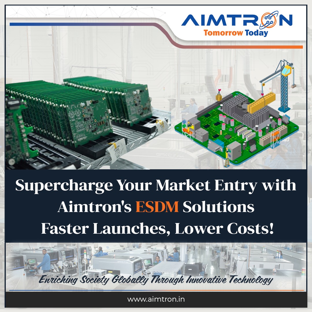 aimtronindia's tweet photo. Supercharge your market entry with Aimtron's ESDM:
•  Accelerate development.
•  Superior efficiency and quality.
•  Scale seamlessly.
•  Comprehensive support, start to finish.
•  Exploit our global reach.

Don't Wait. Contact Aimtron Now!

#embeddeddesign #ESDMsolutions https://t.co/PxcIQRjJlq