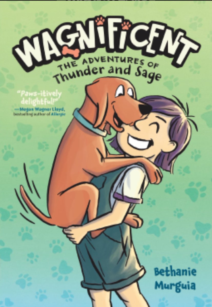 Thunder and Sage in Wagnificient will make dog lovers happy! This #graphicnovel by #bethaniemurguia shows us both Sage’s &amp; Thunder’s PoV. Love the Wagometer! Thank you to <a href="/MacKidsBooks/">MacKids Books</a> &amp; @NicoleBanholzer for sharing this review copy! <a href="/ctcasl/">CT CASL</a> @msthombookitis