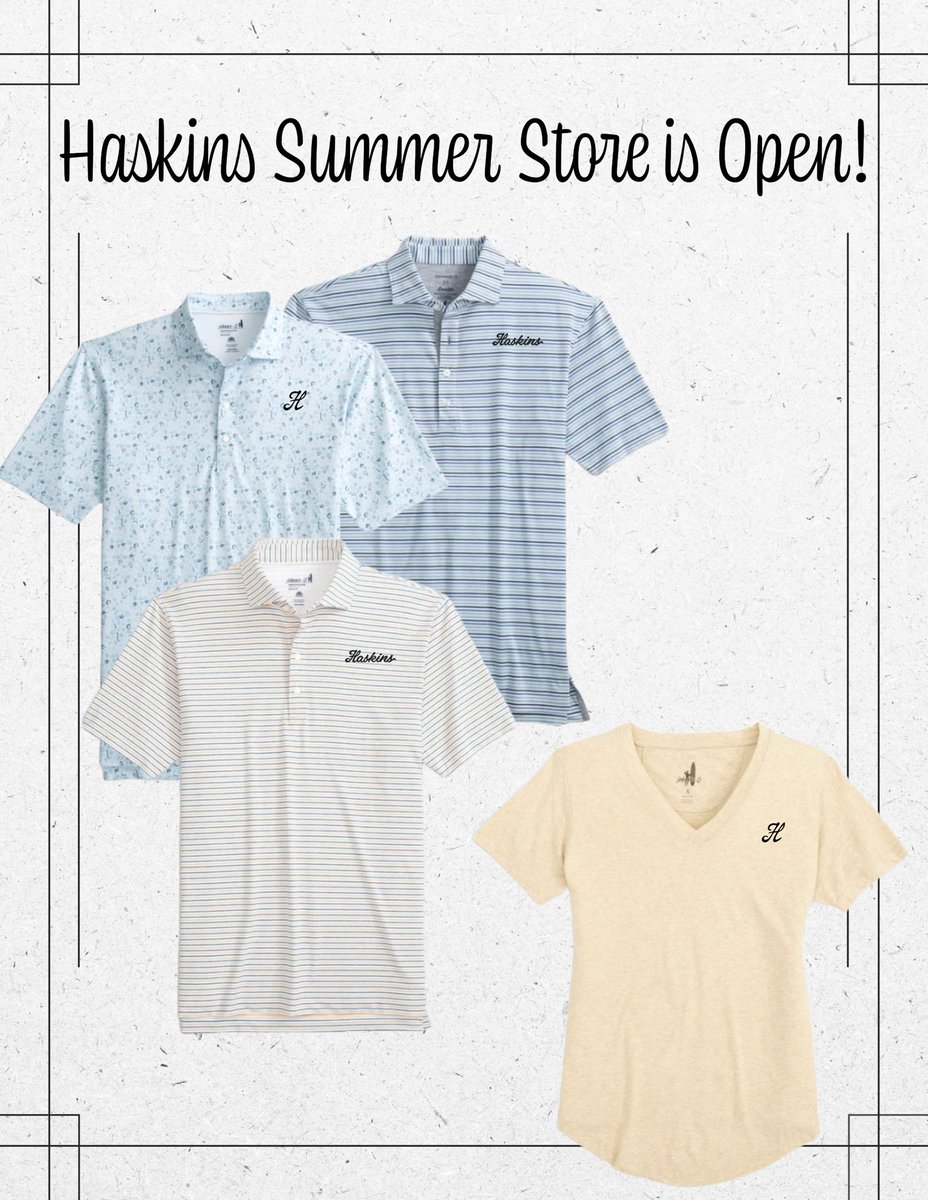 TheHaskinsAward's tweet photo. Interested in some Haskins merch?? Our Haskins Summer Store is now open! Visit https://t.co/GS6AY7pAt1 to shop. https://t.co/FZ6jgvzNIS