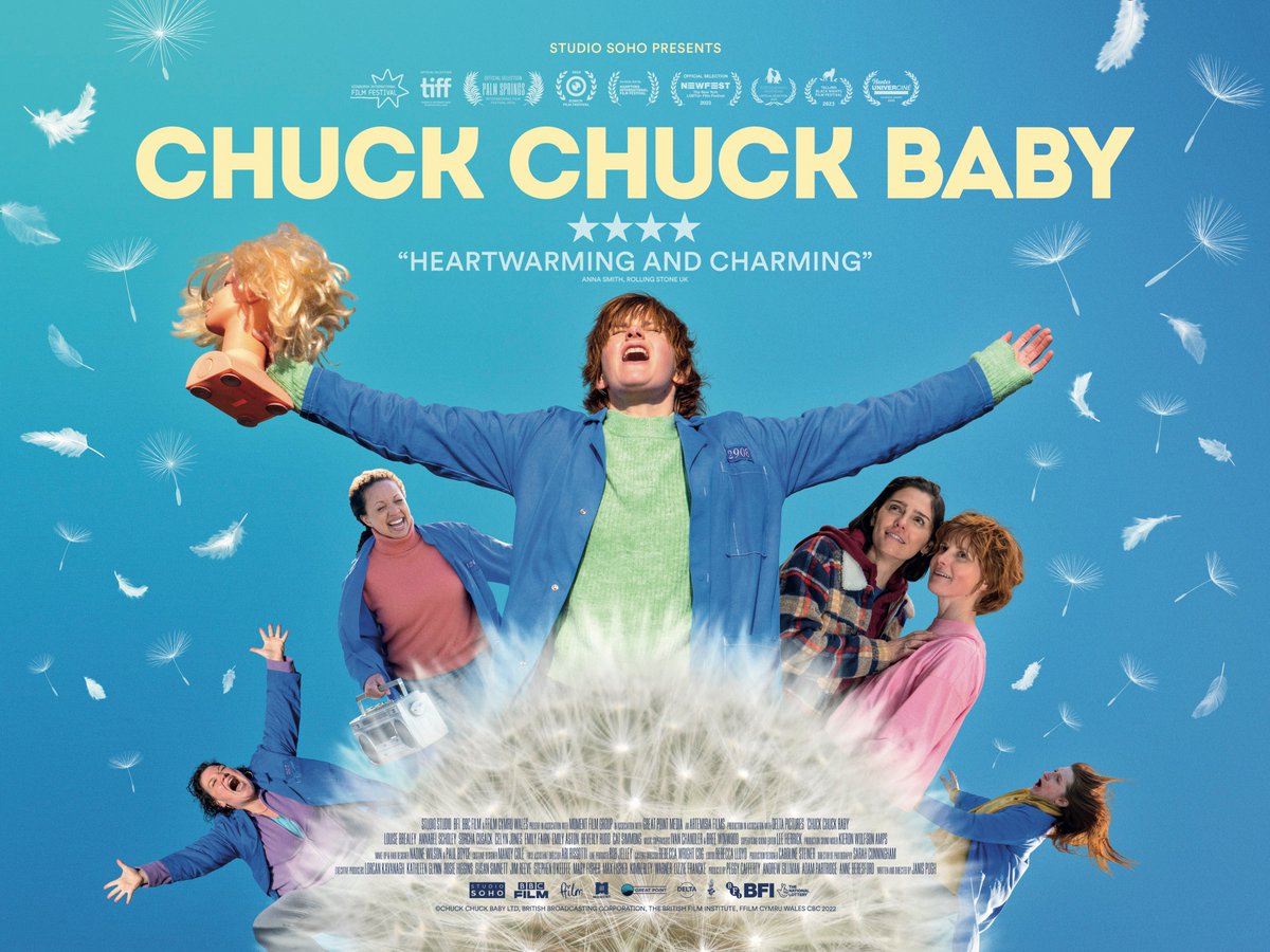 ChuckChuckFilm's tweet photo. 'The end result is poetry - and quite a bit of poultry - in motion, joyously delivered with tremendous heart' #EyeForFilm 4-star review of #ChuckChuckBaby by @janis_pugh @StudioSoho_ @BFI_Industry @BBCFilm @FfilmCymruWales https://t.co/JK8GusJJMQ