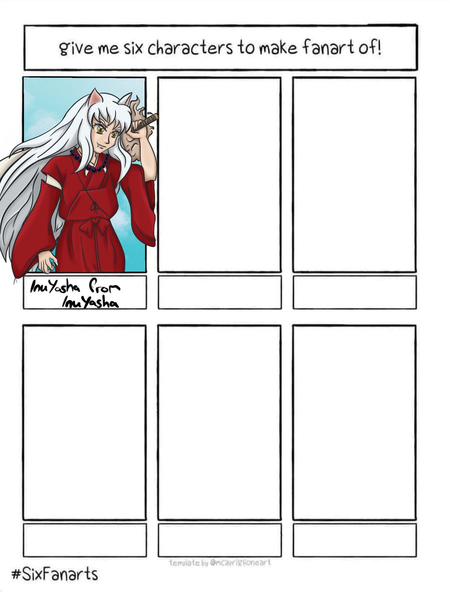 First Character: InuYasha from InuYasha, suggested by rogue.wanda (insta). Thank you for the suggestion ^-^
_____________________________
#art #artwork #drawing #draw #artist #sixfanarts #sixfanart #sixfanartschallenge #animeart #mangaart #mangadrawing #inuyasha #colourart