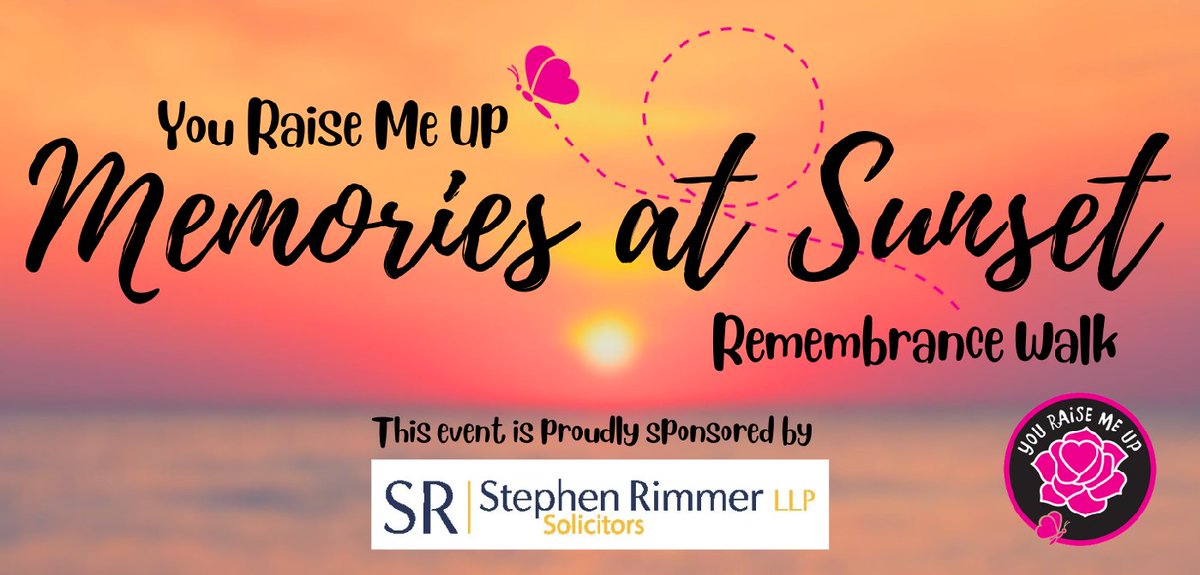 We are delighted to sponsor ""Memories at Sunset"" for our nominated local charity You Raise Me Up 
Taking place on the 30th August, ""Memories at Sunset"" is a special walk on the beach to remember loved ones.  Get involved here: bit.ly/4cFLvdY