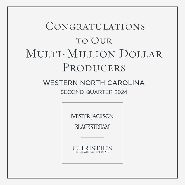 IvesterJackson's tweet image. Congratulations to our Q2 2024 Top Closing &amp;amp; Listing Agents in our Asheville, NC office!
@ivesterjacksonblackstream 
#Topp #avl #ashevillerealestate #topproducer #wnc