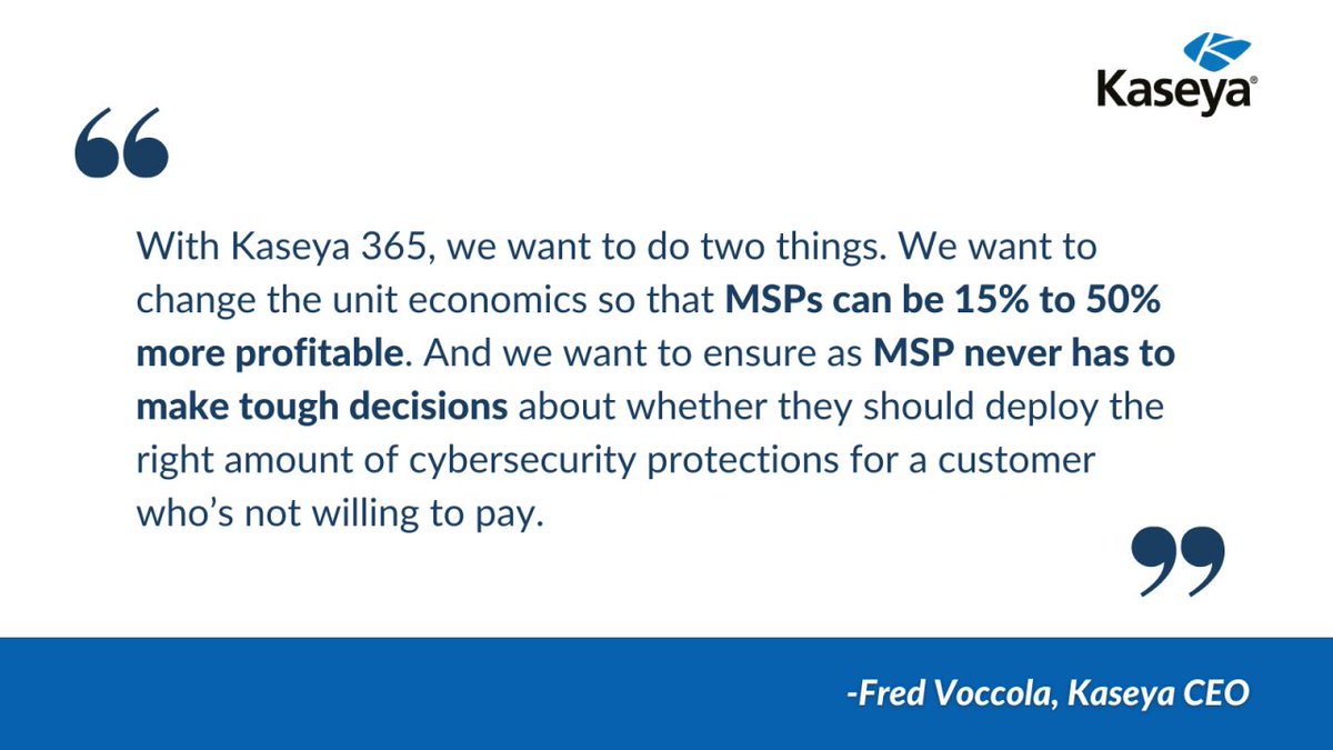 Kaseya Corp tweet media