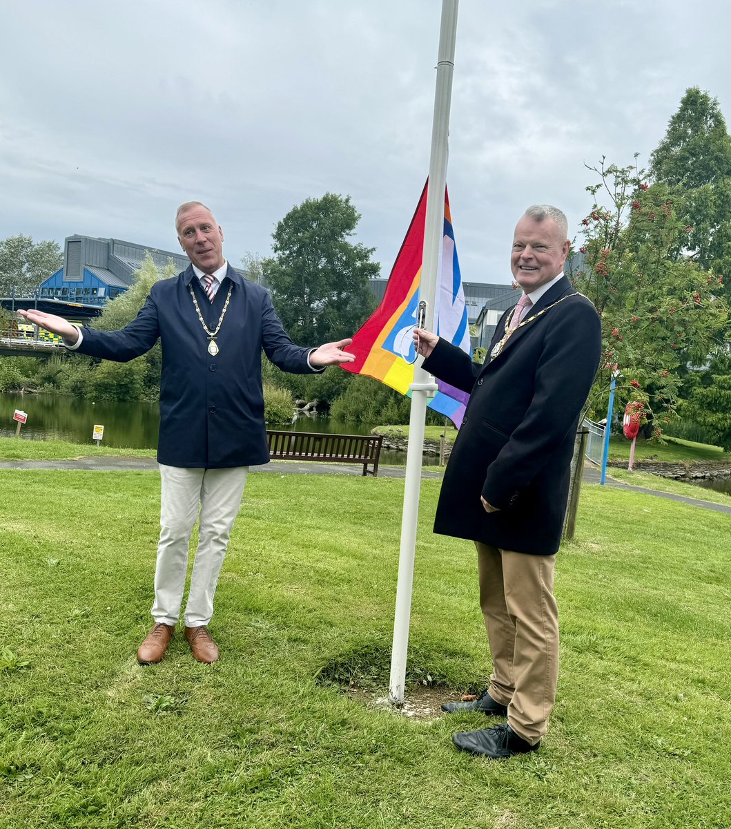 Joe Smyth (@joeisleofwight) on Twitter photo Out on the Island - Cllr Karl Love and Husband raise the flag to commence Pride Celebrations. We’ve come a long way! <a href="/IOWNHS/">Isle of Wight NHS Trust</a> Out on the Island - Cllr Karl Love and Husband raise the flag to commence Pride Celebrations. We’ve come a long way! <a href="/IOWNHS/">Isle of Wight NHS Trust</a>