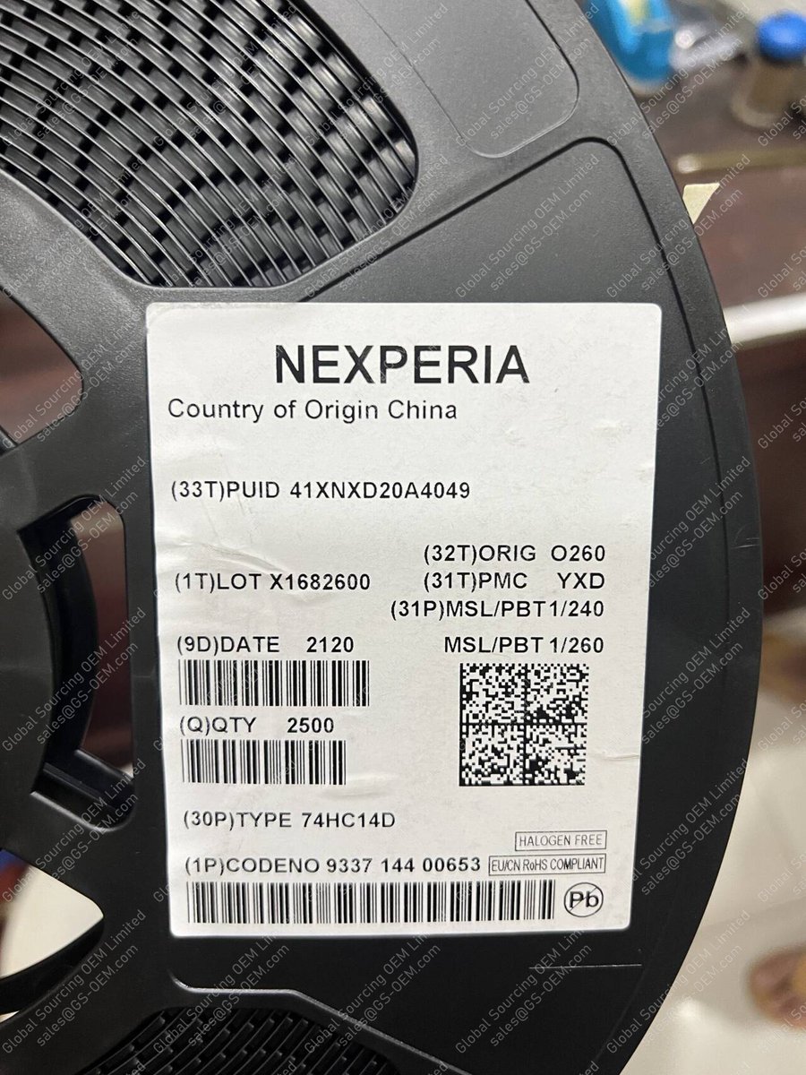 GS_OEM's tweet photo. our latest shipment of new, original electronic components! Check out the photos of our components and packaging. 🌟

📦Shipped Products:

Brand: #Nexperia
Model: 74HC14D,653
Quantity: 2500

#ElectronicComponents #OriginalParts #OEM #TechInnovation #ComponentQuality https://t.co/WAcAmvvBP3