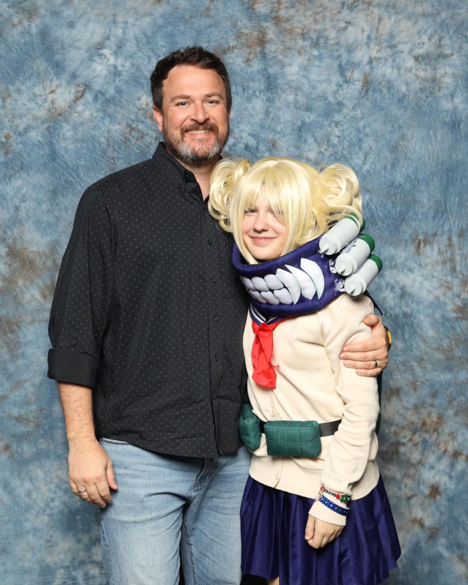 VirginiaD30's tweet photo. Thank you @ChrisWehkamp for everything this weekend.  It's always a pleasure chatting with you and my daughter is always in awe meeting her sensei! ❤️ #AizawaandToga https://t.co/7M0on4gyYQ