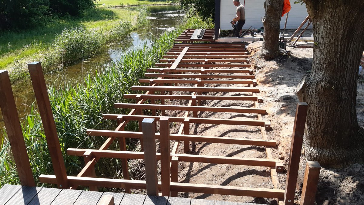 Ons team in Almere heeft weer prachtig werk geleverd in een particuliere tuin. De tuin is nu voorzien van een schitterende nieuwe vlonder, terwijl het overwoekerde groen plaats heeft gemaakt voor nieuwe bestrating en prachtige beplanting. Mooi werk van onze medewerkers in Almere!