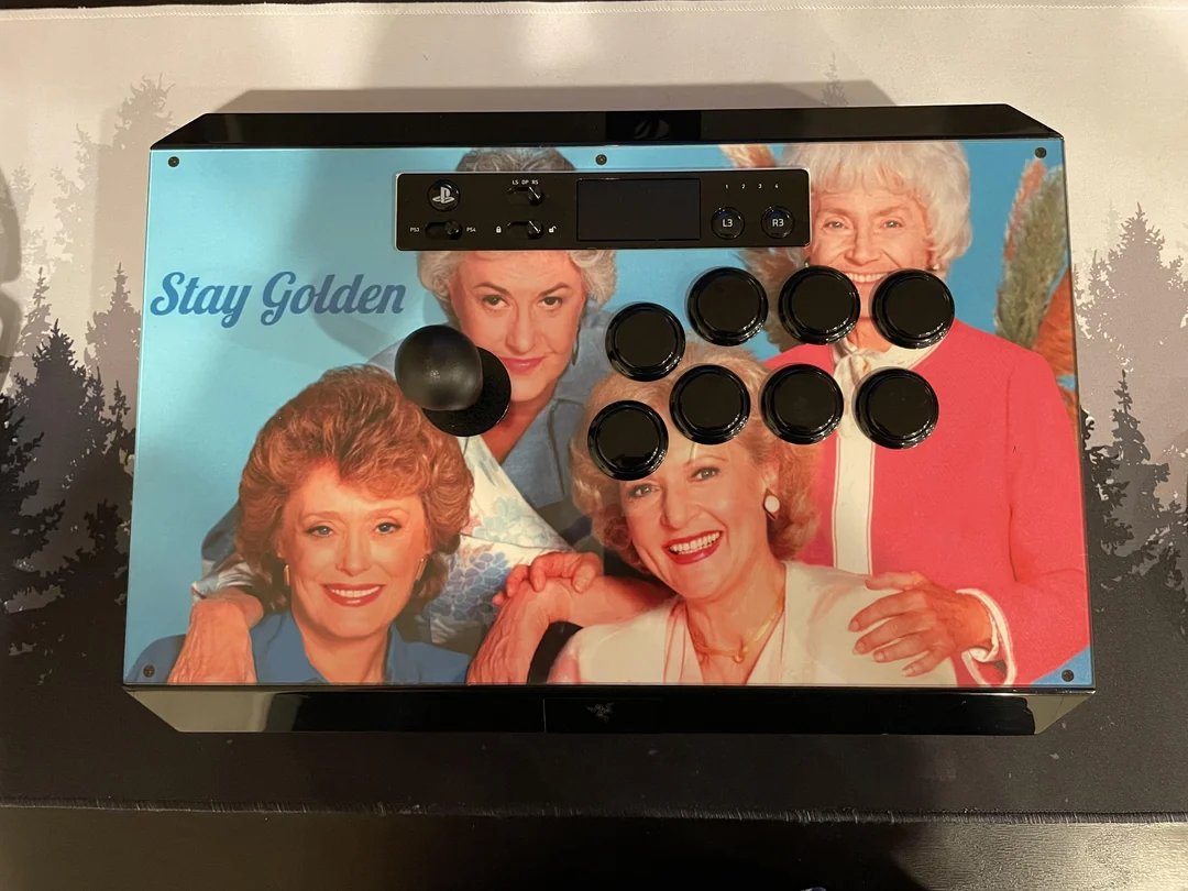fightstickart's tweet image. The Golden Girls fightstick

the_portals