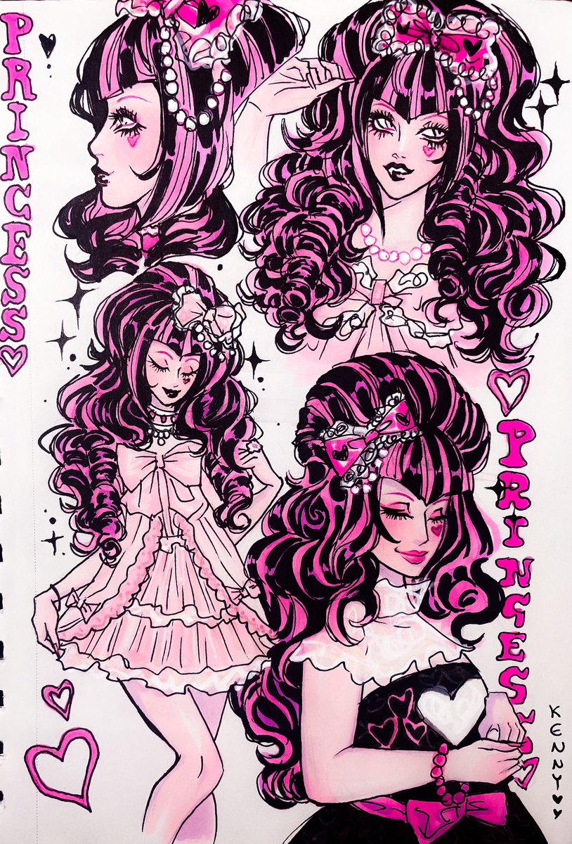 Wickedmenz's tweet photo. Hime-Gyaru Draculaura ♡♡♡ https://t.co/cjIfH0dTqO