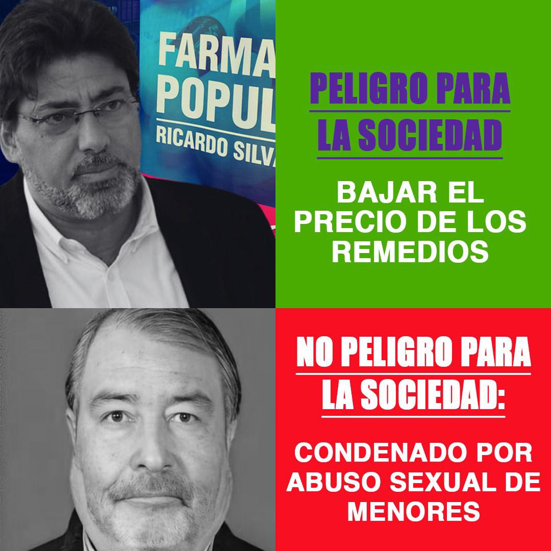 🔴Compañeros y compañeras:
Sabemos que tenemos en Chile una justicia sesgada, ya que, mientras los pedófilos esperan sentencia en sus mansiones, al Alcalde popular de Recoleta lo tienen en la cárcel.
No podemos quedarnos de brazos cruzados, únamonos en protesta a este sistema