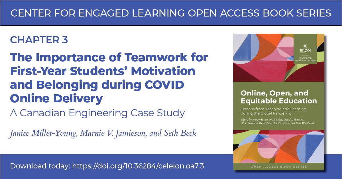 Happy to announce this chapter came out today! Many useful lessons for today's teaching in this new book:
doi.org/10.36284/celel…