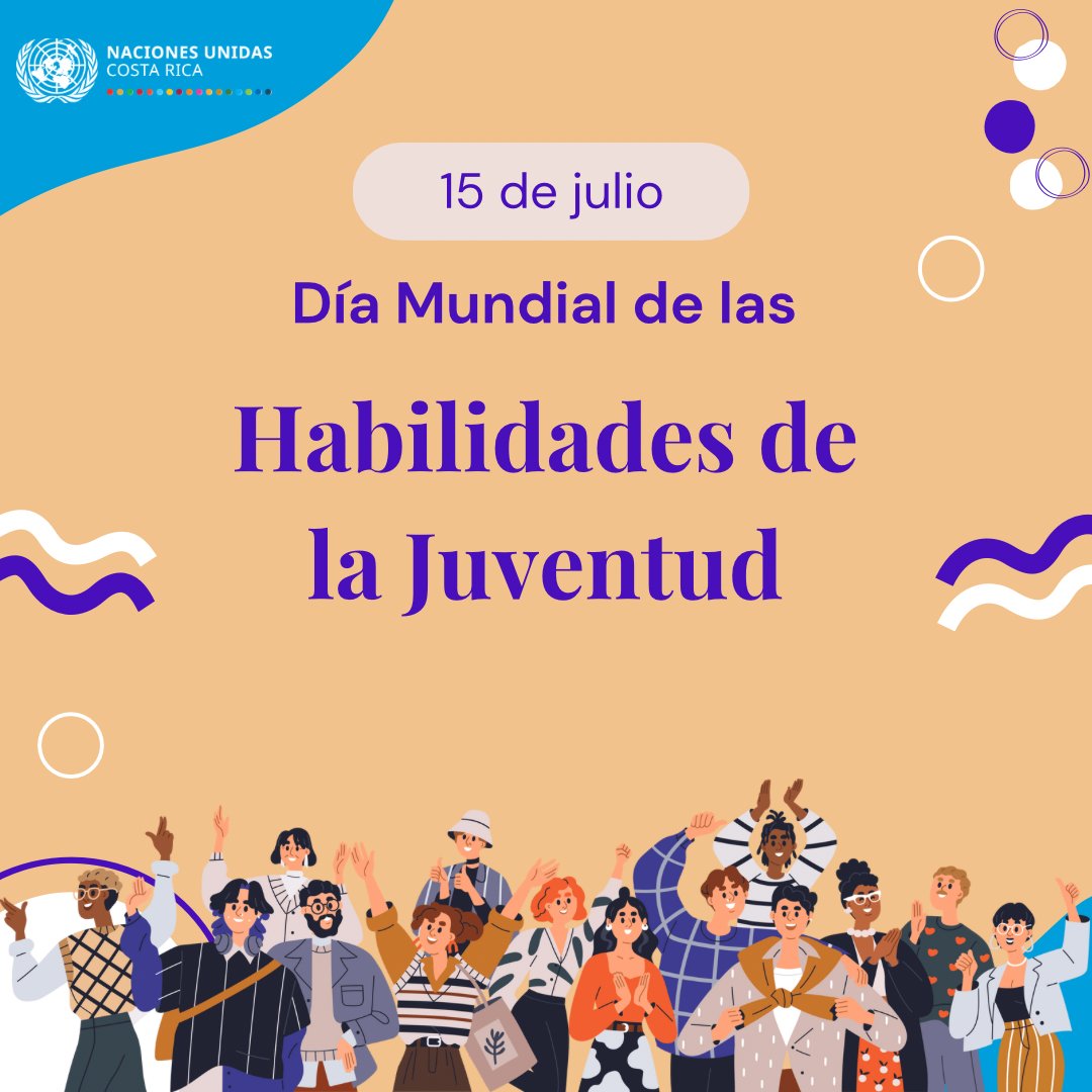 Naciones Unidas Costa Rica (@uncostarica) on Twitter photo 🎓 En el #DíaMundialdelasCompetenciasdelosJóvenes ¡Celebremos el potencial de los y las jóvenes para transformar el mundo a través de sus habilidades! 💪
En <a href="/UNCOSTARICA/">Naciones Unidas Costa Rica</a> creemos en la juventud y su papel fundamental para formar un futuro donde #nosedejeanadieatrás🌍 🎓 En el #DíaMundialdelasCompetenciasdelosJóvenes ¡Celebremos el potencial de los y las jóvenes para transformar el mundo a través de sus habilidades! 💪
En <a href="/UNCOSTARICA/">Naciones Unidas Costa Rica</a> creemos en la juventud y su papel fundamental para formar un futuro donde #nosedejeanadieatrás🌍