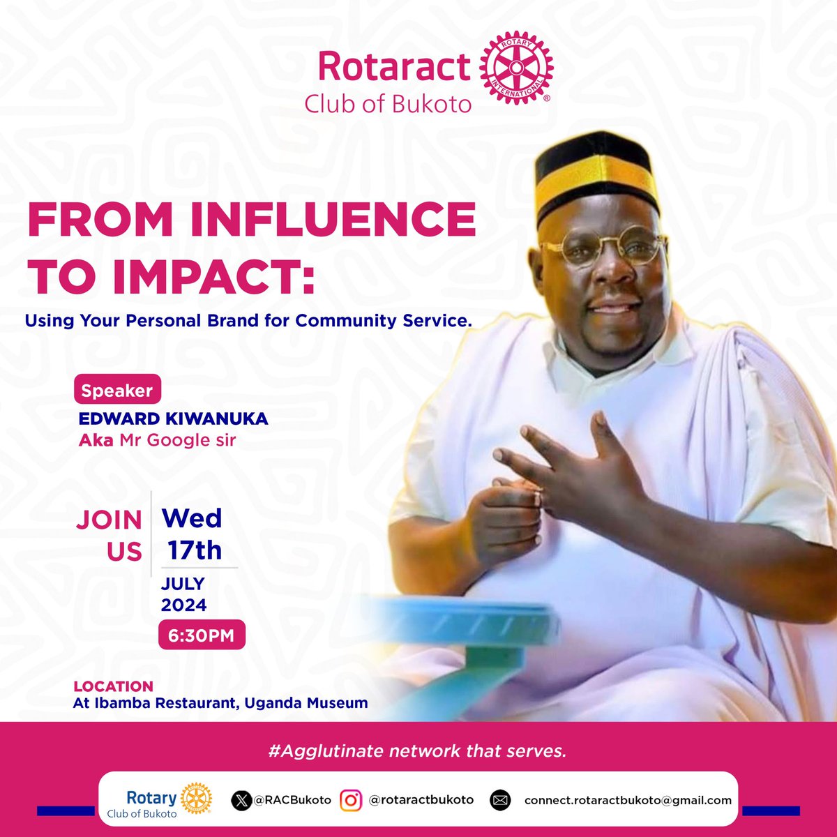 RACBukoto's tweet image. My personal brand is not just about me, it's about making a difference in the lives of others #ServiceOverSelf #PersonalBrand

*PR TEAM*
*THE ANTS*
*ROTARACT CLUB OF BUKOTO*
*SPONSORED BY*
*ROTARY CLUB OF BUKOTO*