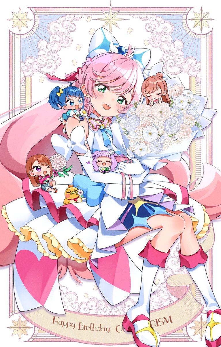 🌈🤍🤍🤍🌈 #虹ヶ丘ましろ生誕祭2024 #キュアプリズム生誕祭2024