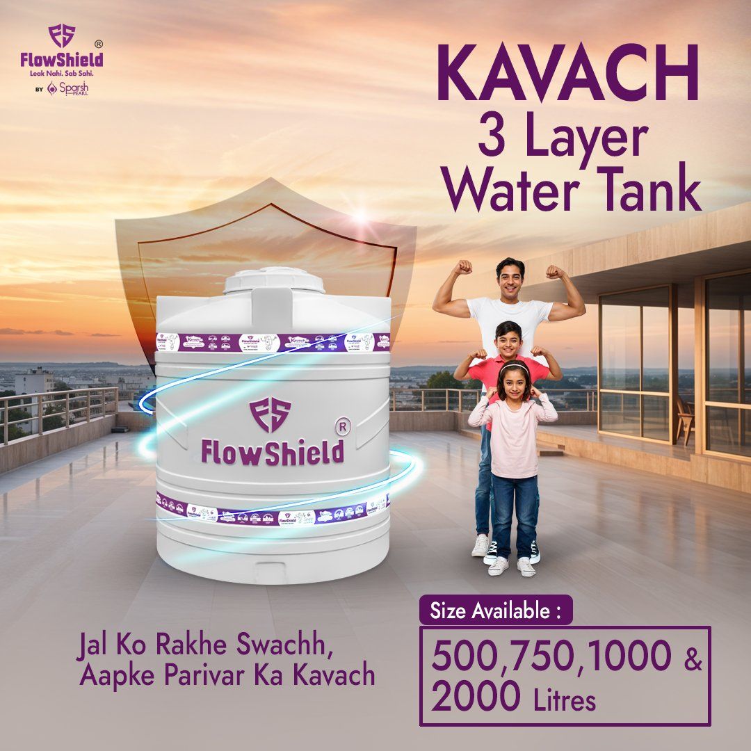 Rippl_Odisha's tweet image. Unmatched durability and reliability: Flowshield&apos;s three-layer water tank keeps your water safe and secure.&quot;

Call For Order- 8926263309
Authorised Distributor- M/s Reflectus Infra | Cuttack
#FlowShield #watertank #threelayer #strong #secure #waterstorage #RIPPL