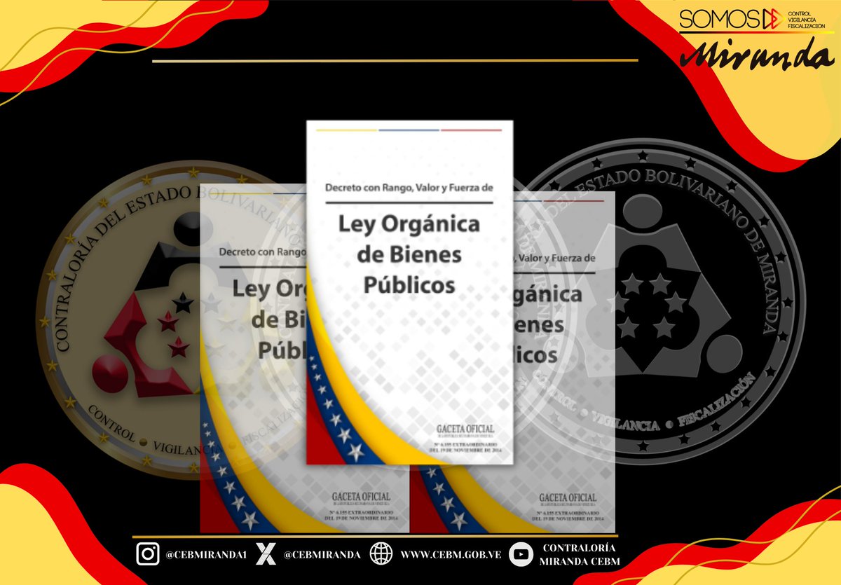 CEBMiranda's tweet photo. Los Órganos y Entes del Sector Público deben procurar el uso racional y social de sus bienes y de aquellos que administren #LOBP https://t.co/CVQc9Nc5RR