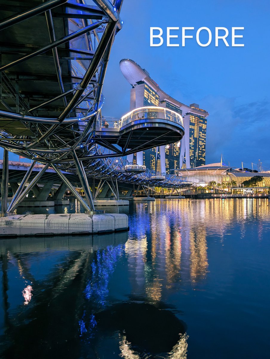 stuckonurban's tweet photo. I see improvement in the algorithm with Google Magic Editor, check out the before and after
#teampixel #exploresingapore #photooftheday #photography #picoftheday #photographyeveryday #justgoshoot #aroundtheworld #landscape #longexposure #author #night #googlemagiceraser https://t.co/Q7BCuoatI5