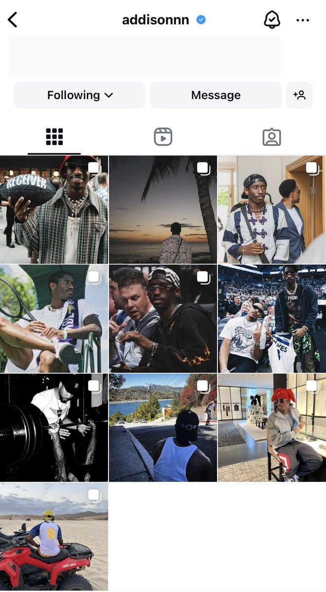 vikingzfanpage's tweet photo. Jordan Addison removed all #Vikings related pictures of himself from his Instagram: https://t.co/wKNKD9ekAn