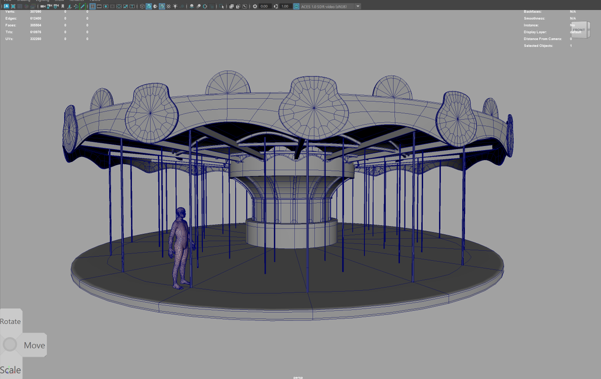 imamura_mfg's tweet photo. WIP
大体の骨格は出来上がりました＾＾これはあまり寄りで映るものではないのでモデリングはこれくらいで。
あとは木馬の制作。それはまたZbrushで。
Zbrushやったり、mayaの作業に戻ったり、結構気分転換に良い組み合わせだと思います♪
#3DCG 
#maya3d
#janescarousel https://t.co/GPdoaIdfH2