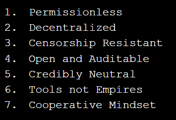 krrisis's tweet photo. From @VitalikButerin's post 'Make Ethereum Cypherpunk Again.'

Stop making or accepting excuses and exceptions.
For yourselves and others.

Live by these, and let's ship.

https://t.co/F0PmeyDxUg https://t.co/THWVU1ifNq