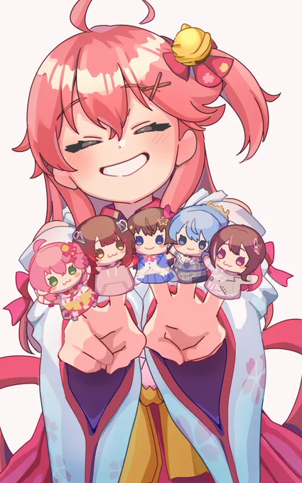 0期生全員集合〜! #miko_Art 