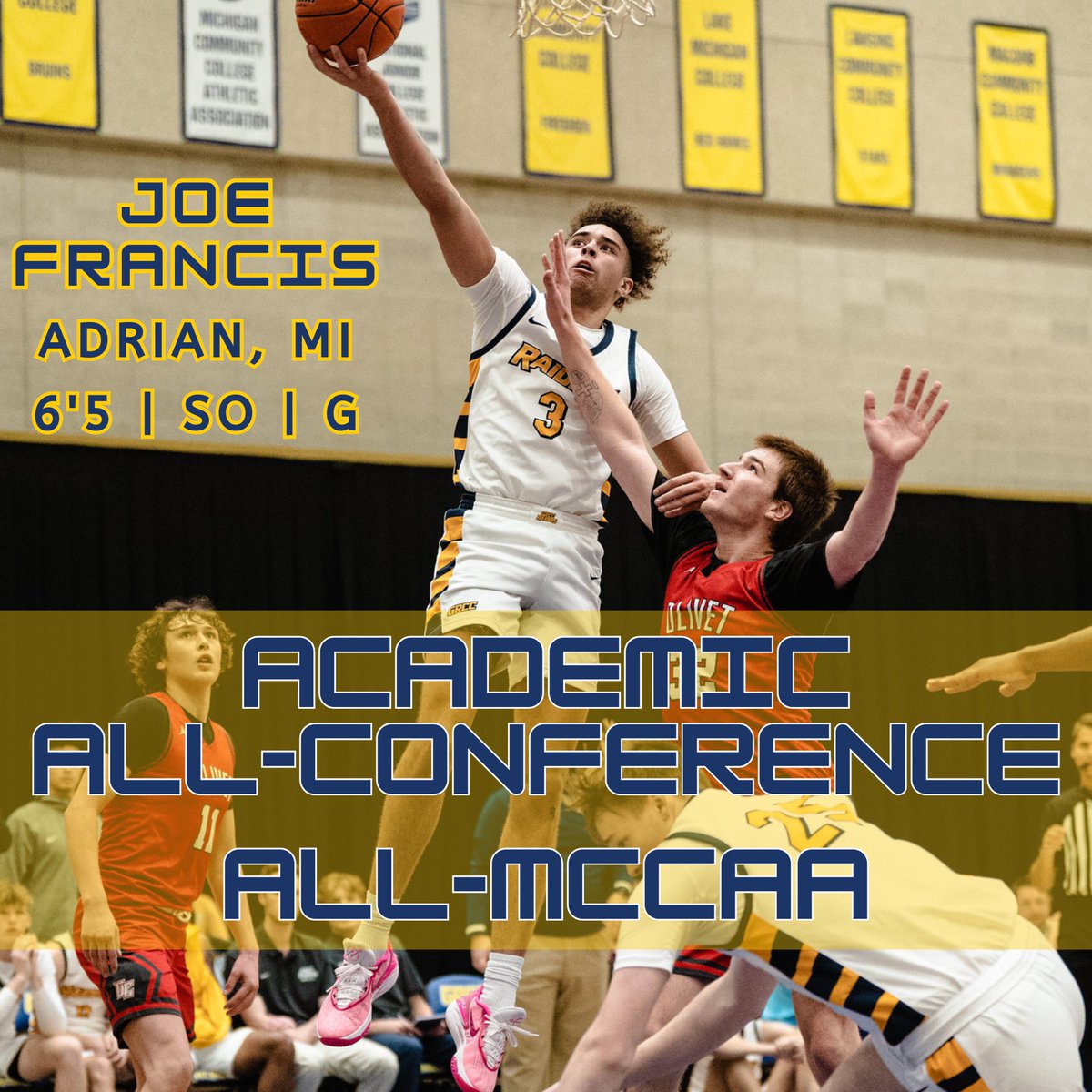 GRCC Men's Basketball (@grccbasketball) on Twitter photo Congratulations to our 2 Academic All-Conference and All-MCCAA honorees for this year - @555_jv and <a href="/jojobuckets30/">Joe Francis</a>. Getting it done on the court and in the classroom! Congratulations to our 2 Academic All-Conference and All-MCCAA honorees for this year - @555_jv and <a href="/jojobuckets30/">Joe Francis</a>. Getting it done on the court and in the classroom!