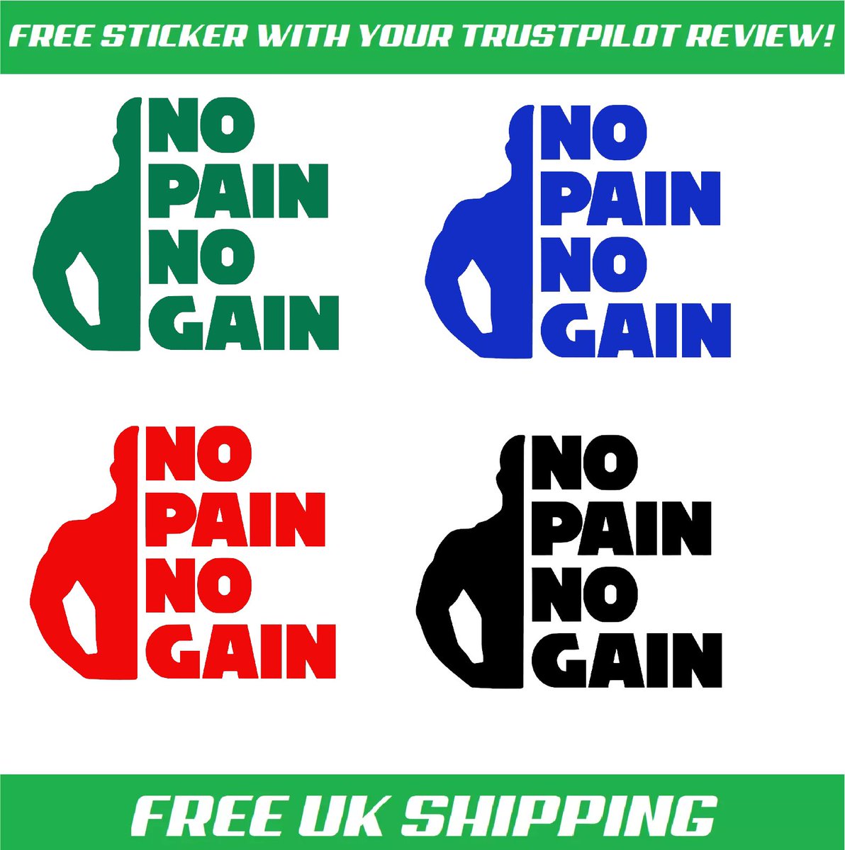 ALabelMaker's tweet image. NO PAIN NO GAIN Sticker Decals Vinyl Used Gym Mat OR Used on Gym Flooring

#GymMotivation #NoPainNoGain #FitnessGoals
#GymDecor #WorkoutInspiration #FitnessJourney
#GymLife

ebay.co.uk/itm/3955091422…