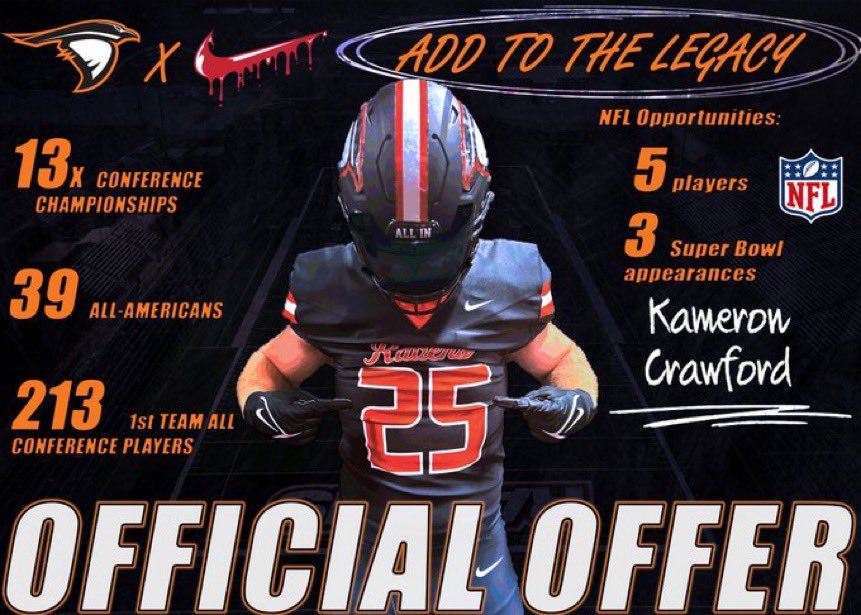 Kam Crawford (@kam58crawford) on Twitter photo Blessed to receive my first offer from Anderson University‼️🙏 <a href="/AUFootball__/">Anderson University Football</a> <a href="/coachmonty11/">Coach Monty</a> <a href="/coach_codd/">Jonathan Coddington</a> <a href="/CoachMonte_/">LaMont Johnson</a> <a href="/AUCoachWilliams/">Joseph Williams</a> <a href="/coach_stape/">Garrett Stapleton</a> <a href="/NEKnightsFB/">Northeastern Knights Football</a> <a href="/JamesMastriano/">James Mastriano</a> <a href="/coachrhalloran/">Coach Halloran</a> Blessed to receive my first offer from Anderson University‼️🙏 <a href="/AUFootball__/">Anderson University Football</a> <a href="/coachmonty11/">Coach Monty</a> <a href="/coach_codd/">Jonathan Coddington</a> <a href="/CoachMonte_/">LaMont Johnson</a> <a href="/AUCoachWilliams/">Joseph Williams</a> <a href="/coach_stape/">Garrett Stapleton</a> <a href="/NEKnightsFB/">Northeastern Knights Football</a> <a href="/JamesMastriano/">James Mastriano</a> <a href="/coachrhalloran/">Coach Halloran</a>
