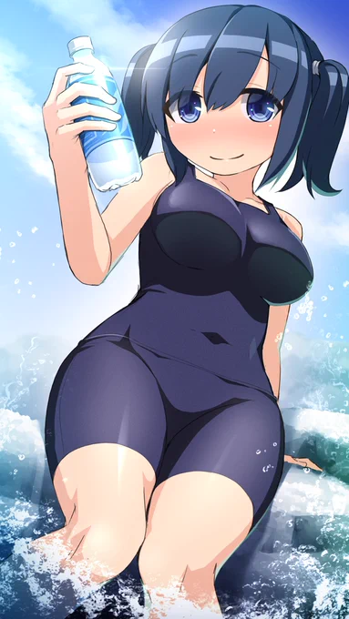 海の日なので水着蒼龍ちゃん! 