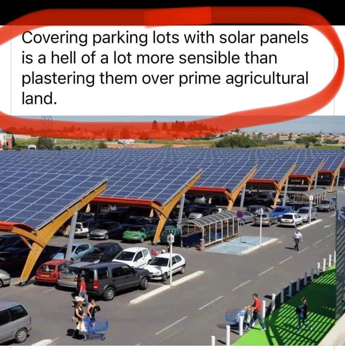 Could you imagine, coming back to your car, in FL, in Aug &amp; it not being an oven inside? Even those with garages could put them on the roof! All malls, colleges and theme parks should do this!! <a href="/WaltDisneyWorld/">Walt Disney World</a> <a href="/SeaWorld/">SeaWorld</a> <a href="/UniversalORL/">Universal Orlando Resort</a> <a href="/GovRonDeSantis/">Ron DeSantis</a> <a href="/UCF/">UCF</a> <a href="/UF/">FLORIDA</a> #GreenEnergy ☀️⚡️
