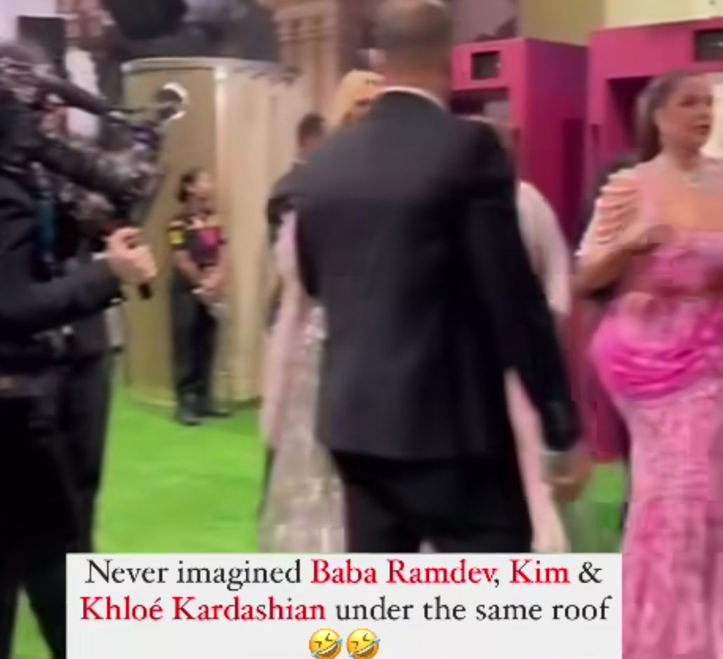 aujlaPower's tweet photo. That's true though..

🤣😭

#babramdev #KhloeKardashian #KimKardashian #AmbaniWedding #Ambanifamily #AnantRadhikaWedding #AnantAmbani #RadhikaMerchant to https://t.co/MhBzFWfN2I