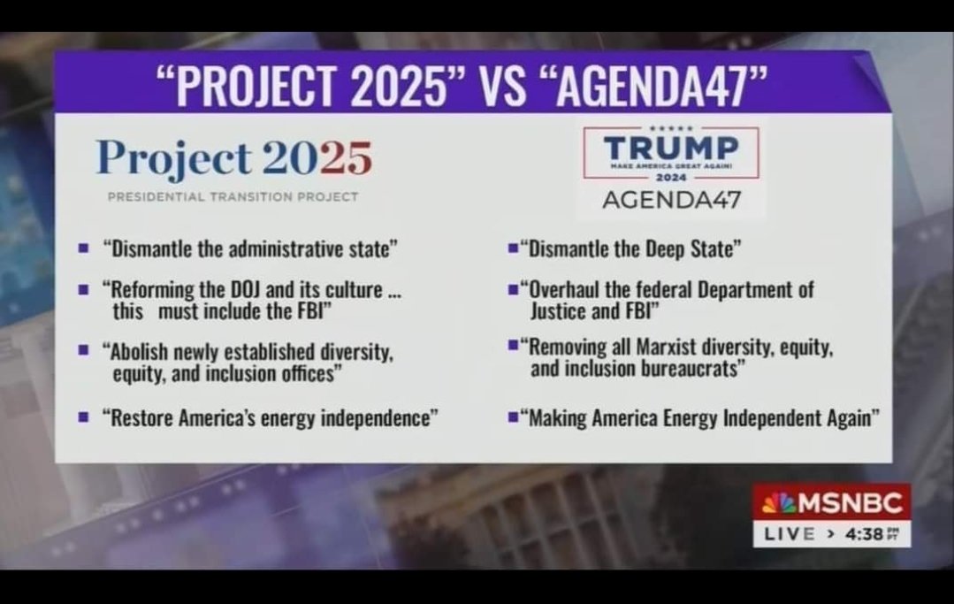 <a href="/BANKS_McNally/">Brandon McNally</a> <a href="/thedesertginger/">GingerSpice❄️💙</a> Read thru the thread attached below to see all of Trump's inner circle involved in Project 2025. Also, Agenda 47 has exactly the same policies!🤬

x.com/ProjectLincoln…