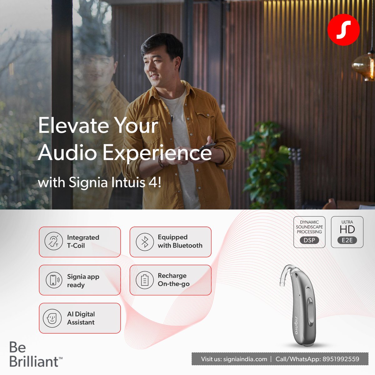 IndiaSignia's tweet photo. Stream your favorite content from your Android or iOS devices effortlessly. Whether it's phone calls, music, or TV audio, enjoy it at the right levels for you. Discover the power of high-tech hearing with Signia Intuis 4.
#SigniaIntuis4 #HearingAidTech #Signia #SigniaIndia https://t.co/MmKqH31M6L