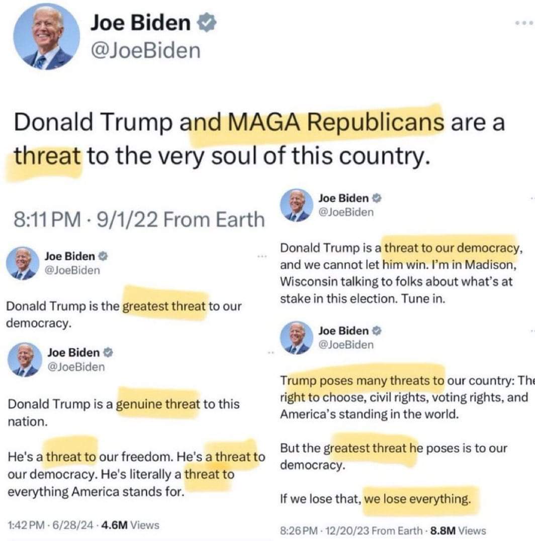 JDMacRoberts's tweet image. #FJB telling everyone else they need to calm down.