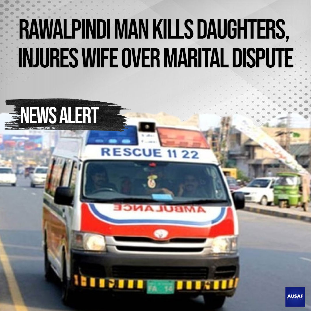AusafOfficial's tweet photo. A man killed his two daughters and injured his wife over a marital dispute in RA Bazar area of ​​Rawalpindi, here on Monday.

Read More: https://t.co/u4gGCg8ANH https://t.co/qeLX970qQc