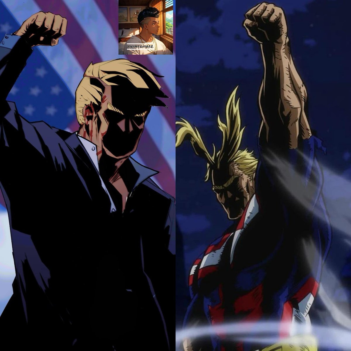 MotionFlam3's tweet photo. #DonaldJTrump  #MakeAmericaGreatAgain #DonaldTrump #ALLMIGHT #myhero #Trump #Trump2024 #GOAT https://t.co/HDDhTCaH0M