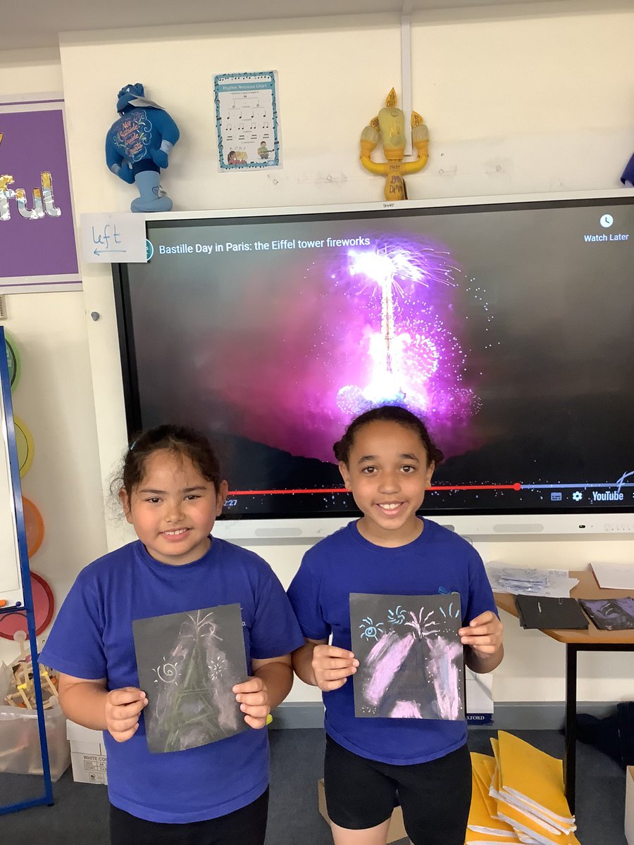 GBS_OAK's tweet photo. The children had a fantastic day creating a piece of art for Bastille Day. Here are some of their pieces. @GilesBrookSCH #gbs4languages https://t.co/yNU8tYl2hS
