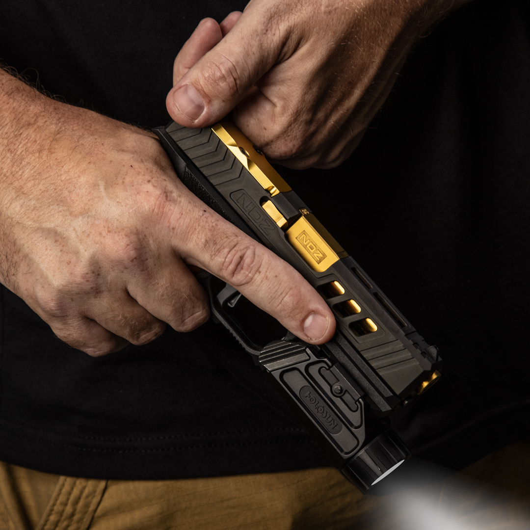NDZPerformance's tweet photo. The perfect blend of style and performance. Our precision-engineered accessories are designed to give you an edge, whether on the range or for personal defense.
Head over to https://t.co/KB5nNzf5zX for all the accessories shown in the pictures below.
#Glock #2A #glockbuild #NDZ https://t.co/nxD2dTiGRG