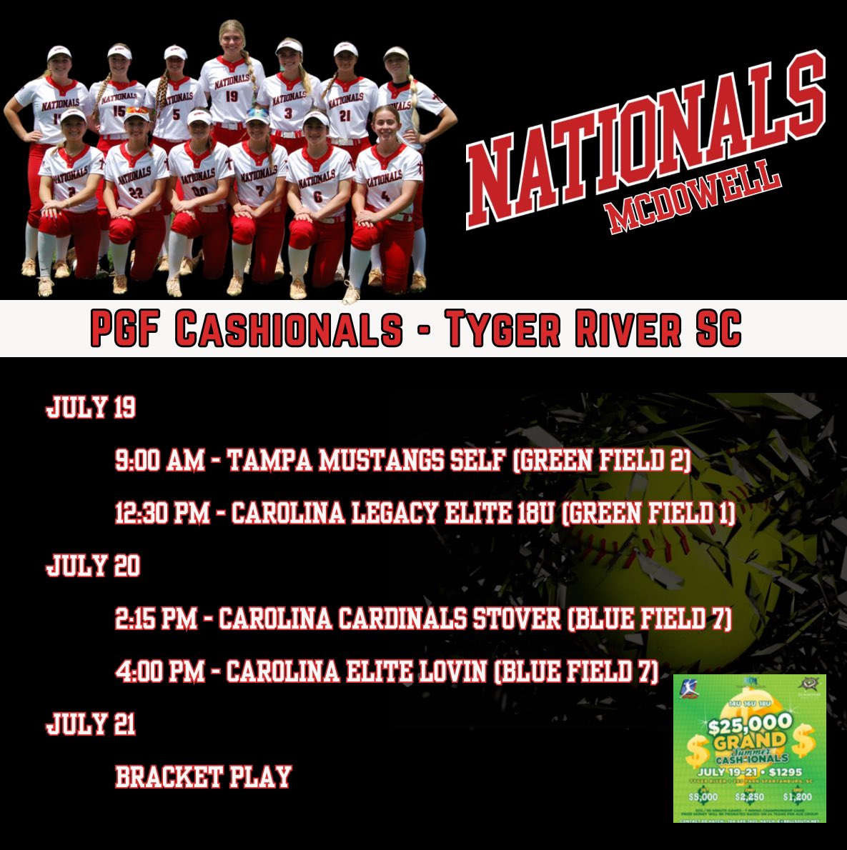 Come check us out this weekend in Tyger River!!!!