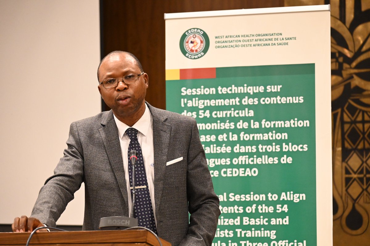 OoasWaho's tweet photo. Lomé, July 15th, 2024 - The Technical Session to Align the Content of Basic and Specialized Training Curricula in the Three Official Languages of #ECOWAS has begun. #WAHO37 #HealthEducation https://t.co/DzQIUeepdk