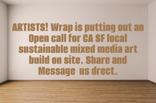 wastereduction2's tweet photo. wastereductionartproject
@wastereduction2
·
18h
#opencall fo a local #California #artists and #artistshelpingartists: WRAP is looking for a local artist working with #mixedmedia to create a #mural. #muralart #recycle #art #sustainablefuture #sustanableart #art https://t.co/1t0Ff1b1z4