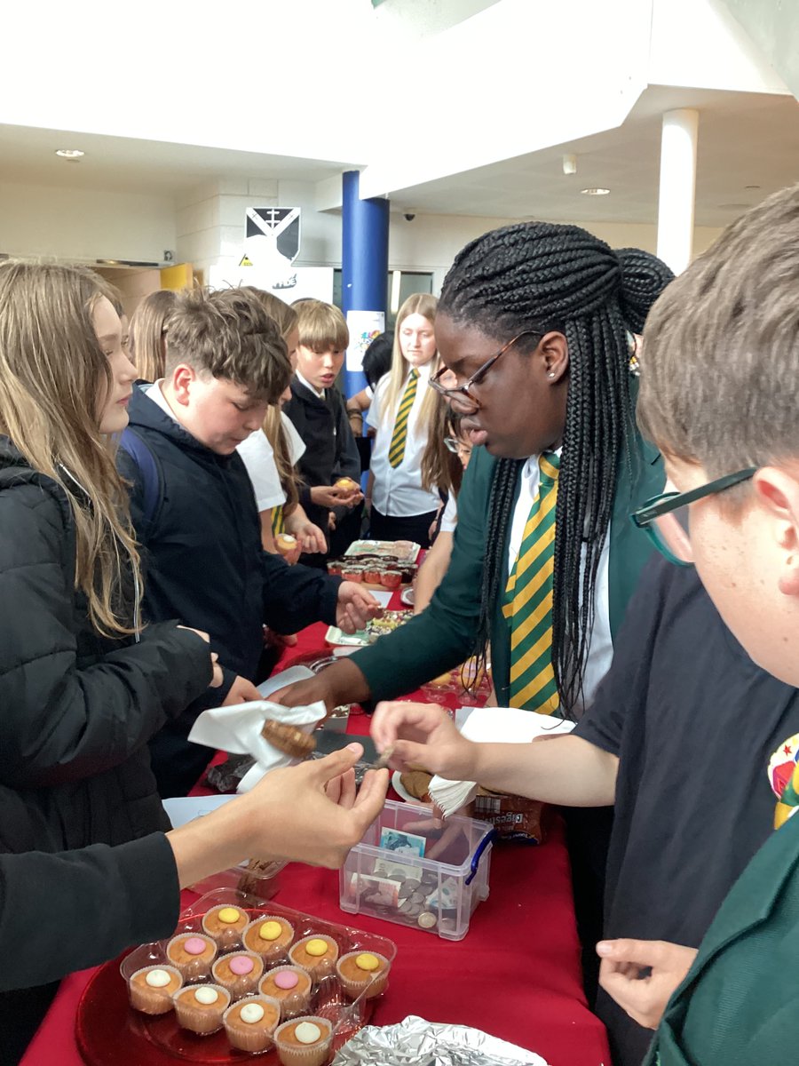 ArchbishMcGrath's tweet photo. Thanks so much to Jess and Sarah from @YBont who came in today to talk to pupils in 7CA about the amazing work they do. 7CA raised £151 for Y Bont last week by holding a bake sale and ‘Soak A teacher’. Thanks to all those who supported! https://t.co/CogsT7RdkQ