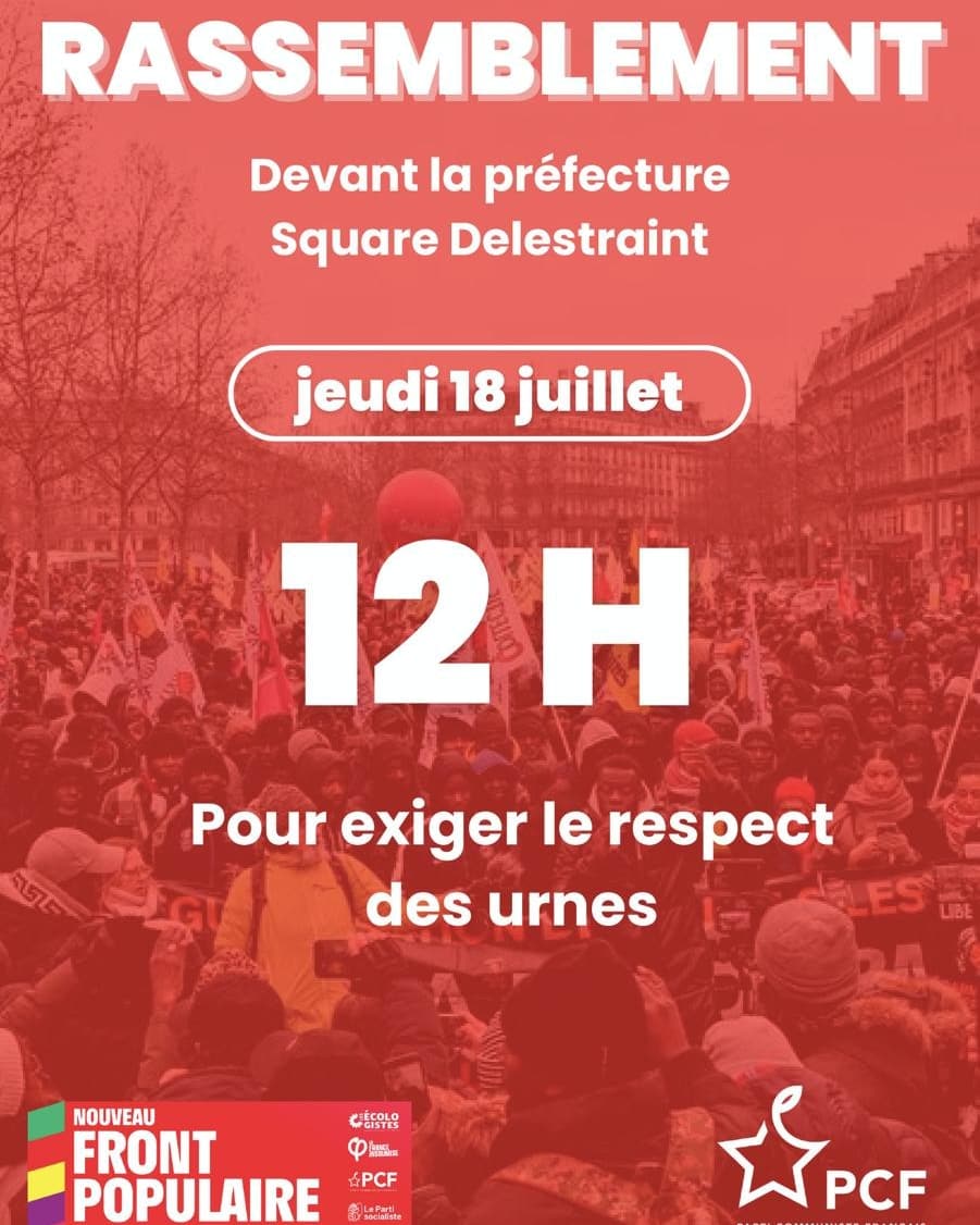 #NFP #RASSEMBLEMENT #Lyon #LyonPCF