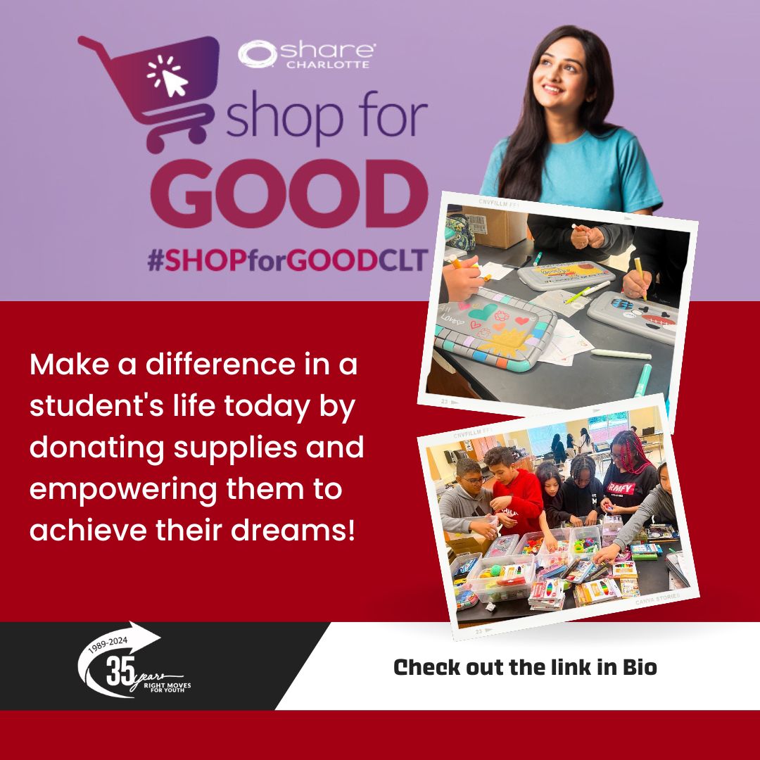 RMFYCharlotte's tweet photo. Today through July 19th, help us by taking something off our to-do list! Shop for items on our Amazon wish list!  Items are shipped directly to our doorstep!  Check out our most needed items at the link in our bio! https://t.co/M7LVGmlKi5 #shopforgoodclt #ATALLTIMES #RMFY https://t.co/9MzbM9Omiz