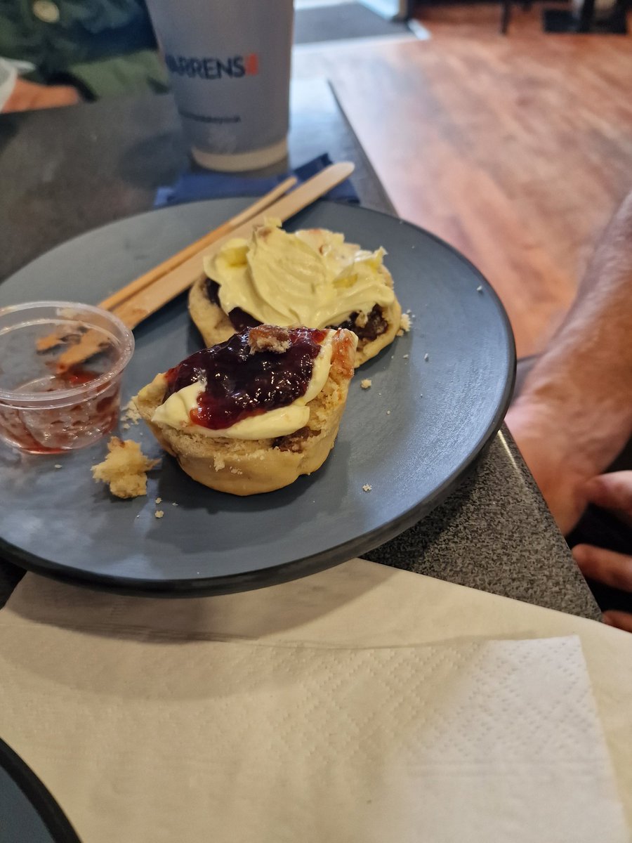 Think I might just have to leave the husband, jam on top, how very dare he. #dawnfrench