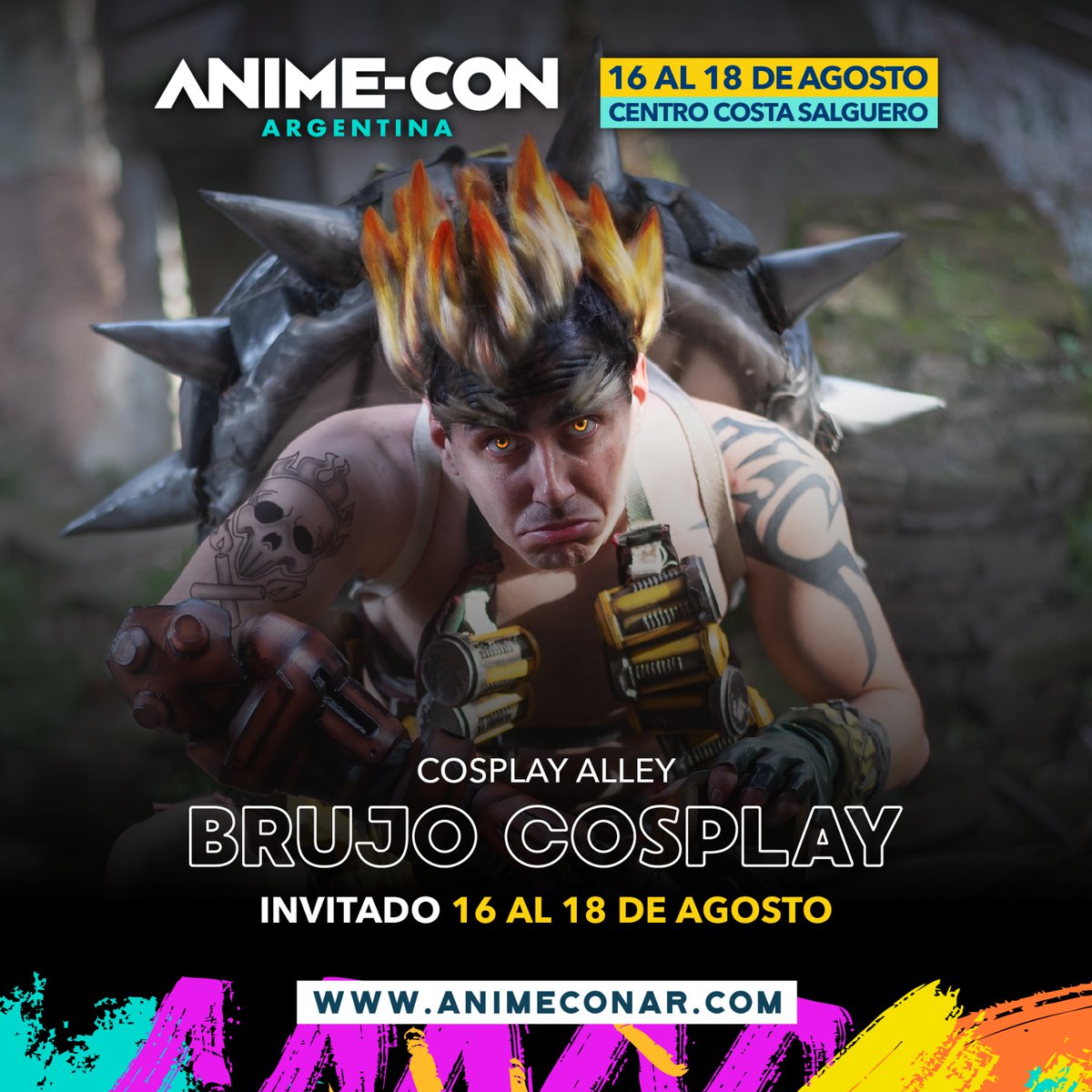 aniconoficial's tweet photo. ¡Vení a conocer a estos increíbles cosplayers durante los días 16, 17 y 18 de Agosto en el Centro Costa Salguero!🌟
#AnimeConAr #CosplayAlley #Cosplay #anime #manga #cosplay #cosplayargentina #cosplaylife #cosplaycommunity #cosplaylove #cosplaygirl #cosplayguys https://t.co/JmkIlOJTSb