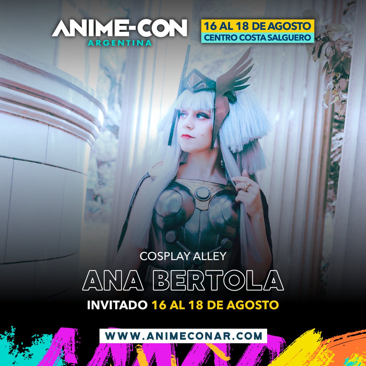 aniconoficial's tweet photo. ¡Vení a conocer a estos increíbles cosplayers durante los días 16, 17 y 18 de Agosto en el Centro Costa Salguero!🌟
#AnimeConAr #CosplayAlley #Cosplay #anime #manga #cosplay #cosplayargentina #cosplaylife #cosplaycommunity #cosplaylove #cosplaygirl #cosplayguys https://t.co/JmkIlOJTSb
