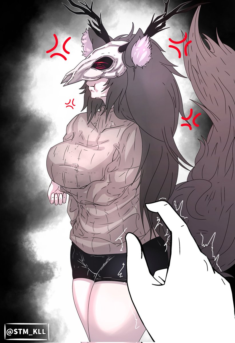 STM_KLL's tweet photo. "Canine_(Wendigo)" 💀🌹
"Canine está enojada contigo, ¿qué harías para solucionarlo?"
#art #digitalart #illustration #wendigo #cryptids #criptidos #fanart #monstergirls
(Veamos quién da la mejor respuesta 🦍) https://t.co/wpnMlTuC0B