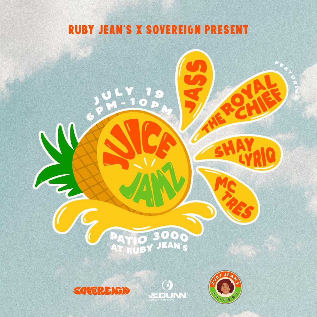 We back with Jamz Vol. 2 THIS FRIDAY July 19th! This time I’m bringing the homies <a href="/ShayLyriq/">THE ILLA CITY ANGEL</a> <a href="/jassrcouch/">jass ★</a> <a href="/mctres14/">HUSTL3 C1T4 3</a> and <a href="/iamthadoopster/">International Doop 👸🏾</a> with me! 
Good food, good music, good vibes. See yall Friday!

Tickets: theroyalchief.com/juicejamz

📸 <a href="/jas_e_studios/">Jas Elaine Studios 🎨</a>